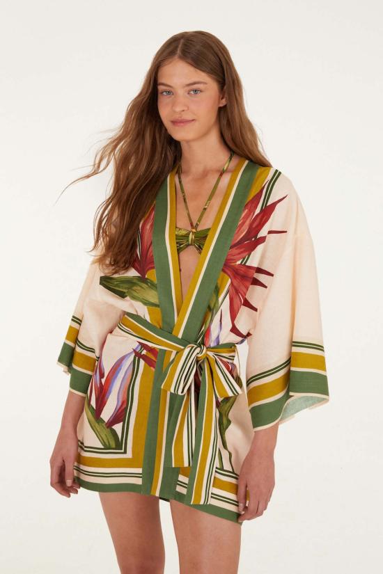  팜 리오 비치용품 스트릴리치아 키모노 스트릴리치아 라이트 블러쉬