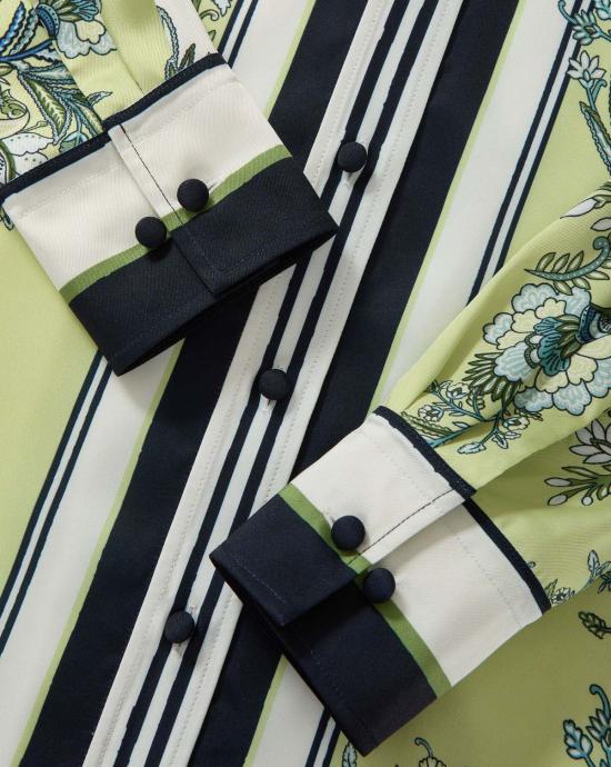  베로니카비어드 숏 원피스 베로니카 비어드 카스토우 스카프 프린트 미니 드레스 - VERONICA BEARD