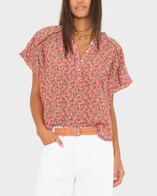  시레나 블라우스 베일리 탑 시에나 페탈스 - XIRENA