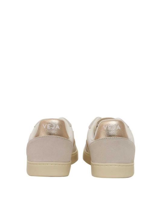  [키즈] 베자 스니커즈 Veja 아동용 스몰 V 10 가죽 스니커즈 화이트 - VEJA