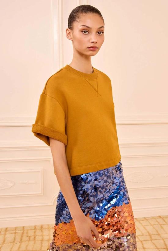  울라 존슨 반팔 티셔츠 코브 SS 테리 탑 투르말린