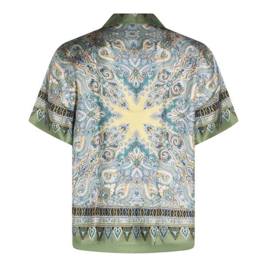  에트로 셔츠 멀티컬러 실크  레드 - ETRO