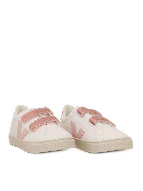  [키즈] 베자 스니커즈 Veja 키즈 스몰 에스플라 가죽 스니커즈 화이트 - VEJA