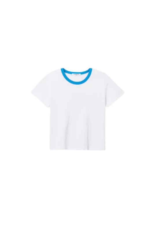  퍼펙트 화이트 티 숏팬츠 셔츠, 미카일라 트래블 스트라이프 반바지