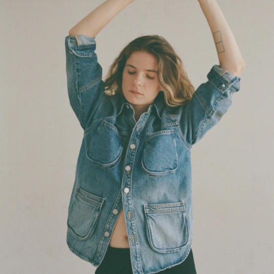  샤이나 모트 데님 자켓 워크 셔츠 재킷 빈티지 인디고 - SHAINA MOTE