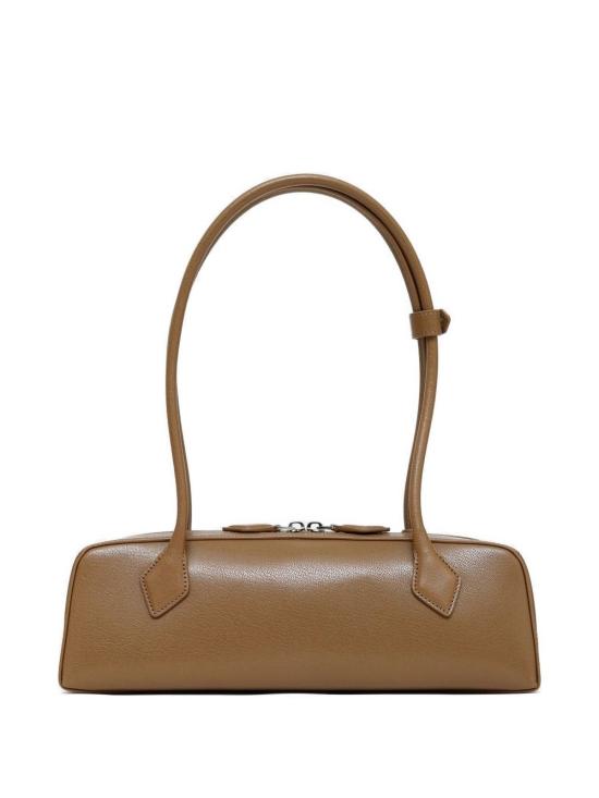 26SS 알라이아 르 테켈 미디움 레더 숄더백 AA1S06033CA212 A47 Kaki - ALAIA