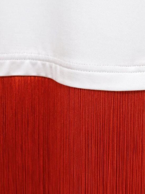 26SS 알라이아 반팔 티셔츠 AA9I0029J103C 000 White - ALAIA