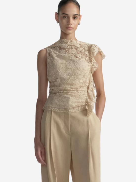  에이엘씨 블라우스 A.L.C. 아스트리드 탑 크레마 돌체 - A.L.C.