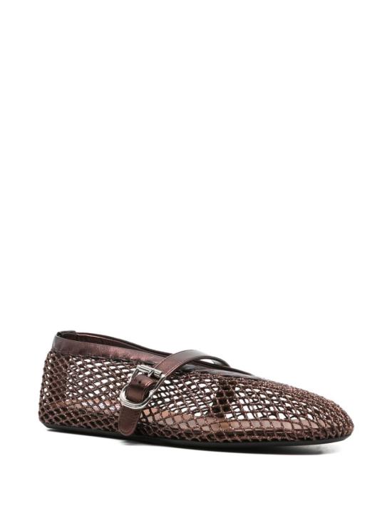 26SS 알라이아 피쉬넷 발레 플랫 AA3A029TK028 199 Bronzo - ALAIA
