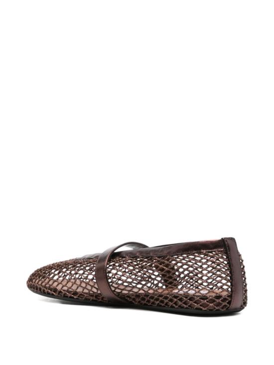 26SS 알라이아 피쉬넷 발레 플랫 AA3A029TK028 199 Bronzo - ALAIA