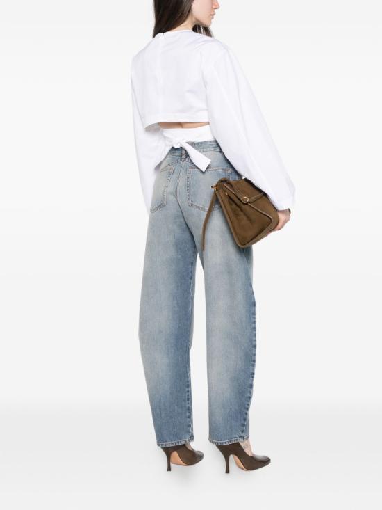 26SS 알라이아 민소매 티셔츠 AA9H1478T611C 000 Bianco - ALAIA