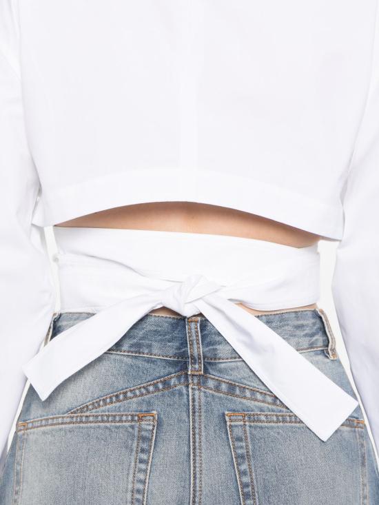 26SS 알라이아 민소매 티셔츠 AA9H1478T611C 000 Bianco - ALAIA