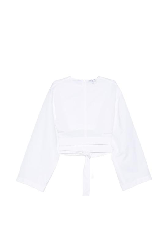 26SS 알라이아 민소매 티셔츠 AA9H1478T611C 000 WHITE