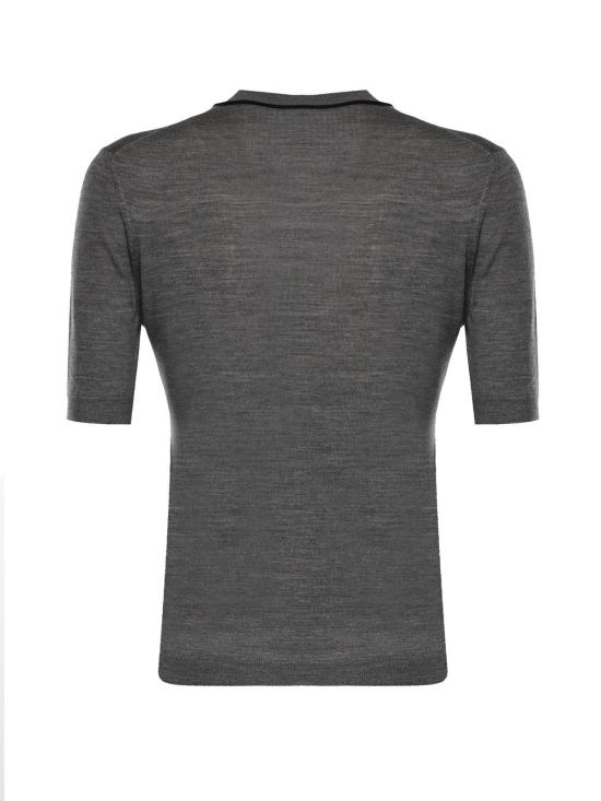  로에베 스웨터 로고 울  (그레이/네이비 블루) - LOEWE