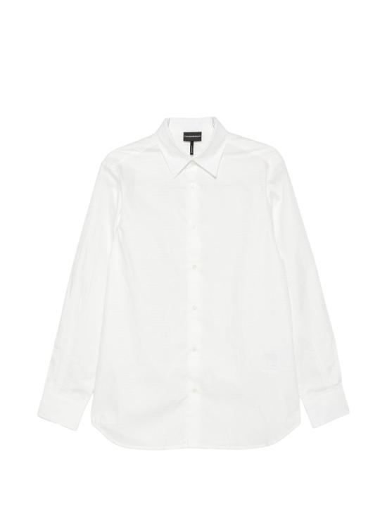 26SS 엠포리오 아르마니 긴팔 셔츠 EM001537 AF18123F0136 White