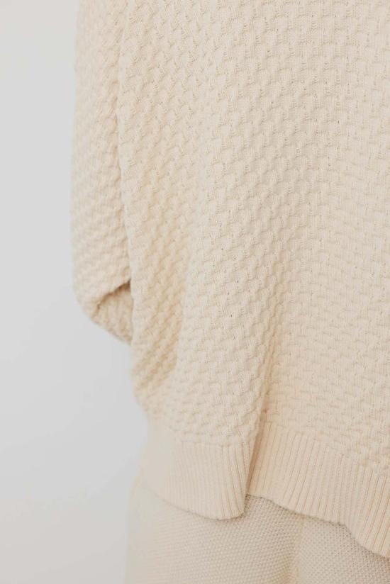  울 하이드 가디건 텍스처드  내추럴 - WOL HIDE