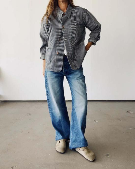  헤이갱 코트 안녕하세요 여러분, 헛간 와 철도 재킷 - HEY GANG