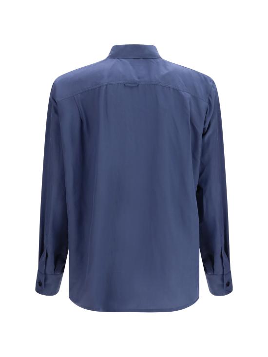 26SS 생로랑 긴팔 셔츠 854249Y2N49 4812 BLUE - SAINT LAURENT