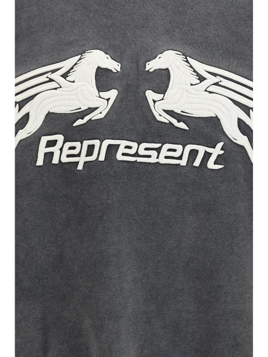 26SS 리프레젠트 후드 티셔츠 MLM100688 VINTAGEGRE GREY - REPRESENT