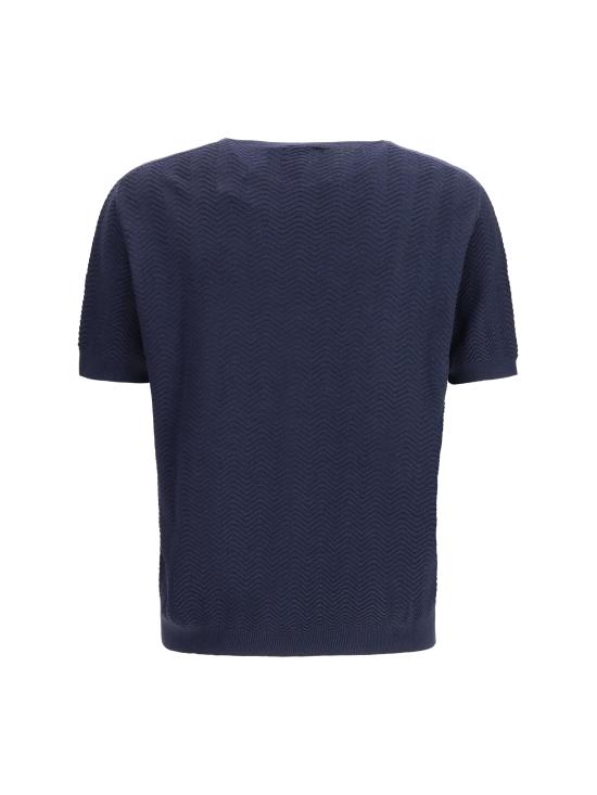 26SS 조르지오 아르마니 스웨터 GM003132AF24705 UB102 BLUE - GIORGIO ARMANI