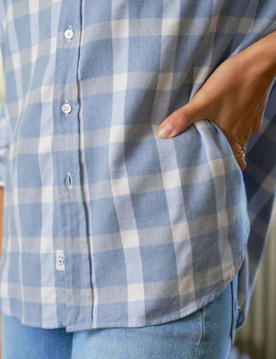  프랭크 앤 에일린 탑 프랭크 & 엘린 실비오 언턱블 버튼업 셔츠 - FRANK & EILEEN