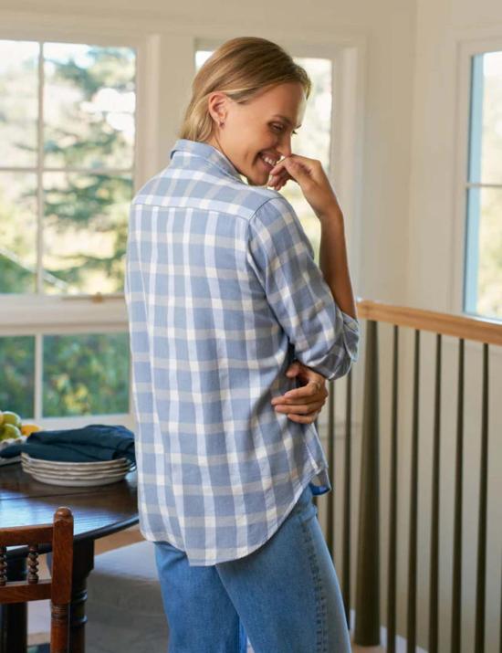  프랭크 앤 에일린 탑 프랭크 & 엘린 실비오 언턱블 버튼업 셔츠 - FRANK & EILEEN