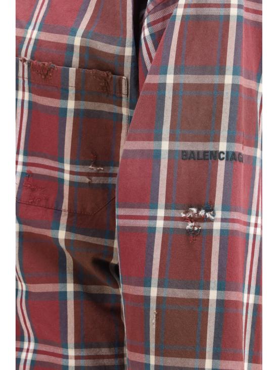 26SS 발렌시아가 긴팔 셔츠 850813TLM09 6164 RED - BALENCIAGA