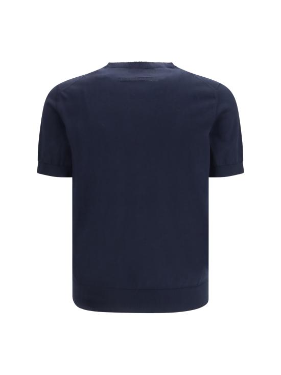 26SS 에르메네질도제냐 스웨터 E8C90A7C10B09 001 BLUE - ERMENEGILDO ZEGNA