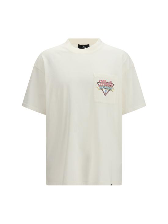 26SS 리프레젠트 반팔 티셔츠 MLM100565 FLATWHITE