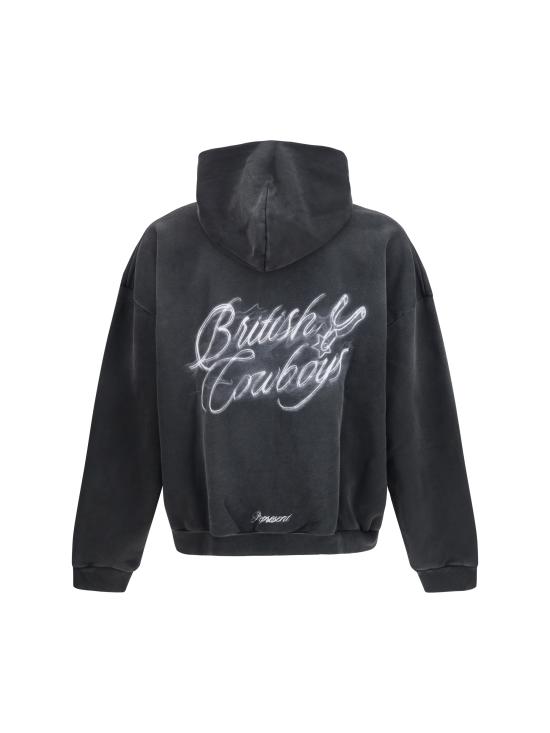 26SS 리프레젠트 후드 티셔츠 MLM100610 STAINEDBLA GREY - REPRESENT