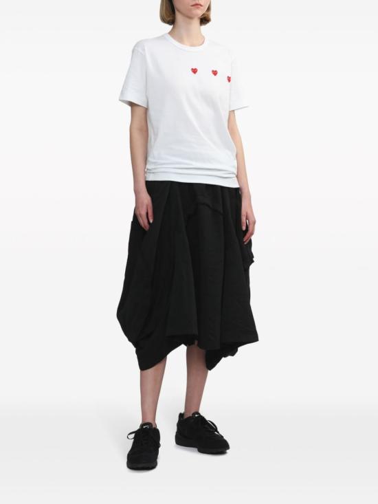 26SS 꼼데가르송 반팔 티셔츠 AXT337 White - COMME DES GARCONS