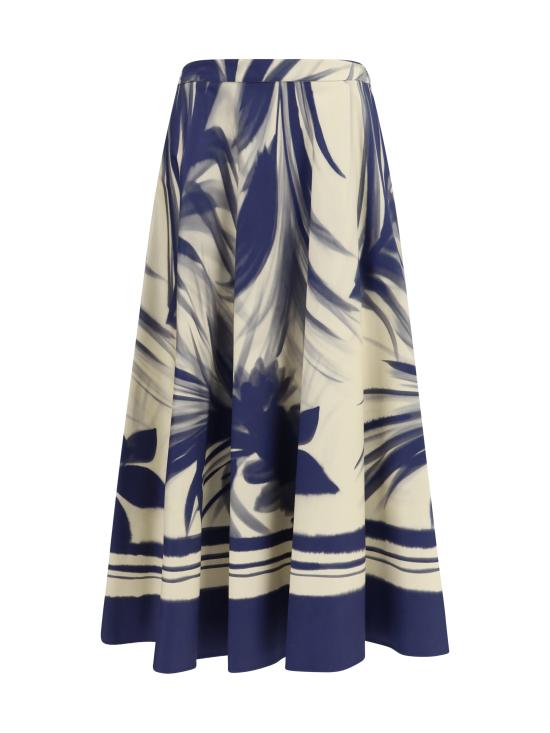 26SS 사라로카 롱 스커트 S1N1498SK21189 652 BLUE