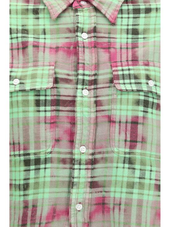 26SS 알13 크롭 워크셔츠 R13W7298 R784B GREEN - R13