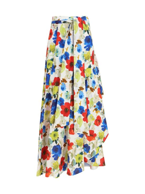 26SS 사라로카 롱 스커트 S1N7143SA70258 242 MULTICOLOUR