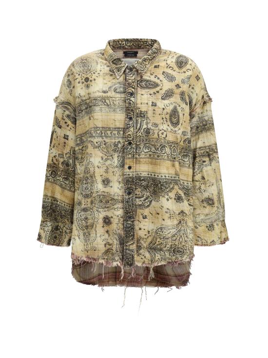 26SS 알13 셔츠 R13WR075 R793B KHAKI