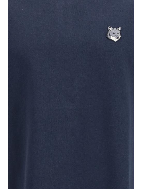 26SS 메종키츠네 폭스 헤드 컴포트 티셔츠 PM00108KJ7025 0413 BLUE - MAISON KITSUNE