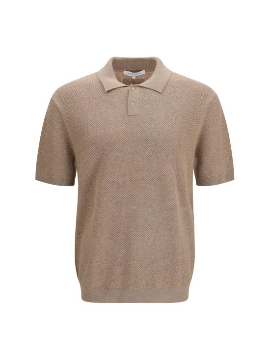 26SS 메종키츠네 폴로 티셔츠 QM00206KT1191 0429 BEIGE