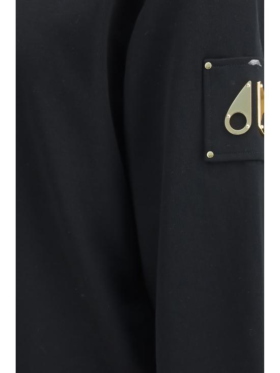 26SS 무스너클 후드 티셔츠 M35MS673G 292 BLACK - MOOSE KNUCKLES