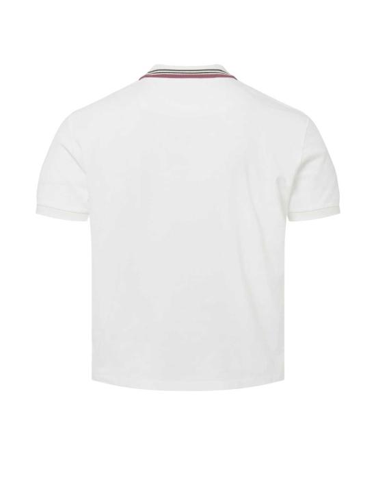  비비안웨스트우드 긴팔 티셔츠 비비안 웨스트우드 크롭 코튼 폴로 셔츠 화이트 - VIVIENNE WESTWOOD