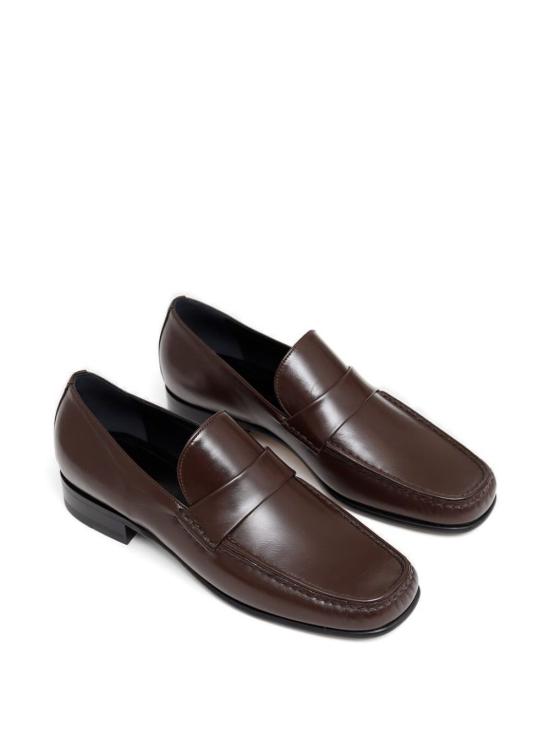 26SS 피비 파일로 맨즈 카프 레더 페니 로퍼 AS91 LT0006803CH Brown - PHOEBE PHILO