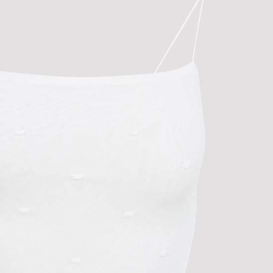 26SS 자크뮈스 미디 원피스 DRW00813AK00317 110 OFF WHITE - JACQUEMUS