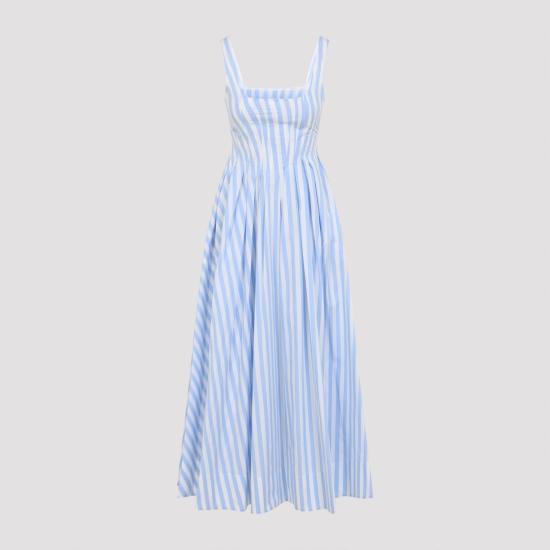 26SS 스포트막스 원피스 2612221112600 003 BIANCO CELESTE BLUE - SPORTMAX