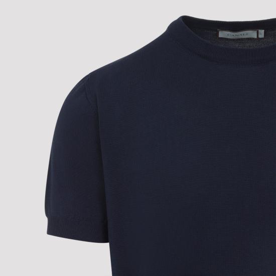 26SS 카날리 스웨터 C0719 MK02459 300 NAVY BLUE - CANALI