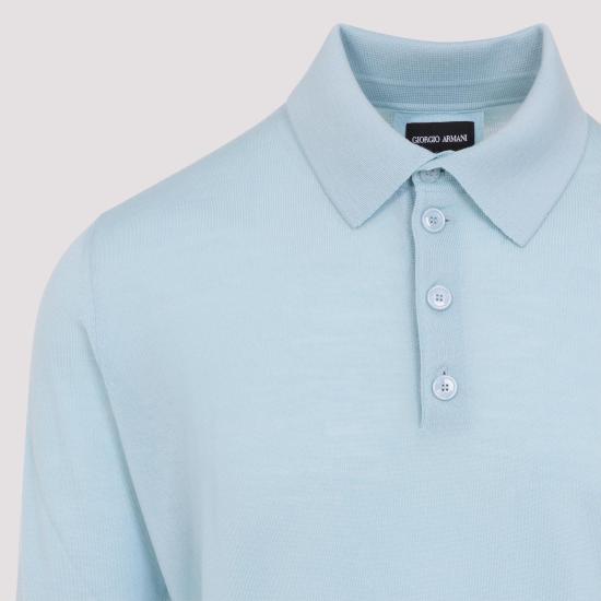 26SS 조르지오 아르마니 스웨터 8NSF03 SM99Z U9192 AQUAMARINE BLUE - GIORGIO ARMANI