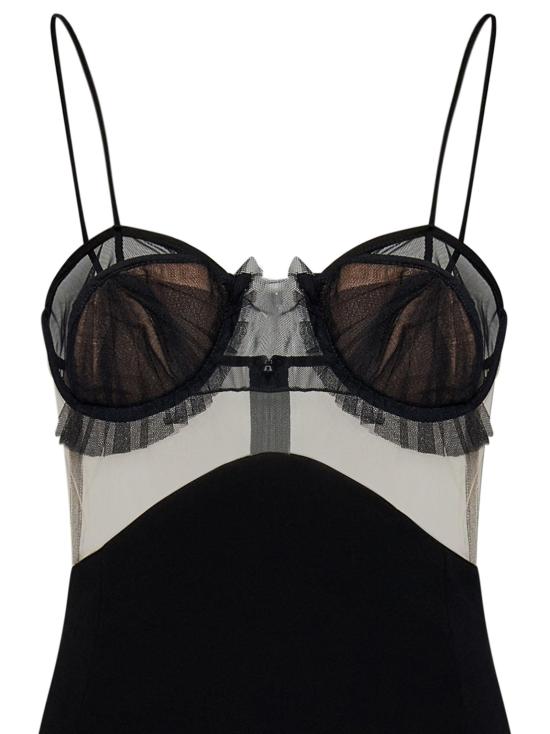  넨시 도자카 숏 원피스 NDAW23DR152 BLACK - NENSI DOJAKA