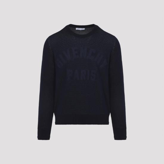 26SS 지방시 스웨터 BM90W44YNX 499 DARK NAVY BLUE - GIVENCHY