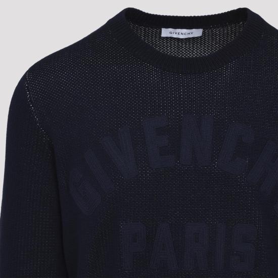 26SS 지방시 스웨터 BM90W44YNX 499 DARK NAVY BLUE - GIVENCHY