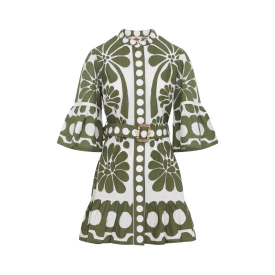 26SS 팜 리오 원피스 344602 26083 PALERMO GREEN