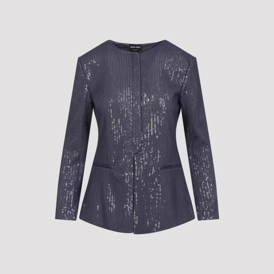 26SS 조르지오 아르마니 수트 자켓 GW003210 AF24978 UA097 MULLED GRAPE PINK PURPLE - GIORGIO ARMANI