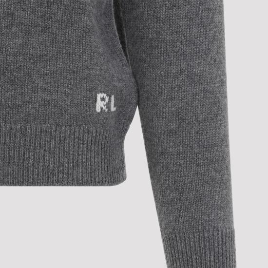 26SS 랄프로렌 퍼플라벨 스웨터 790P05453001 MEDIUM GREY MELANGE - RALPH LAUREN PURPLE LABEL